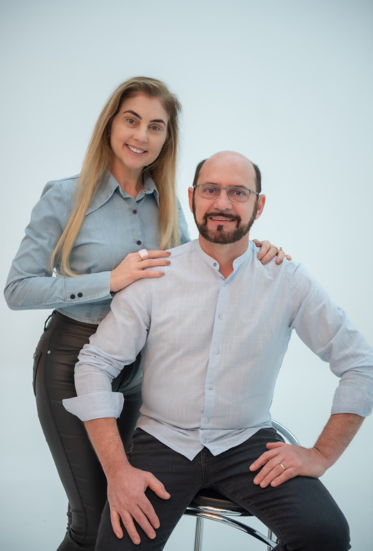 Valdecir Zonin ao lado da esposa